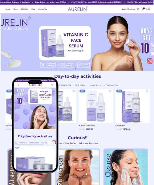 Inhove Ecommerce website