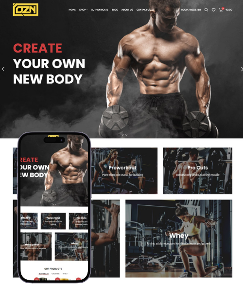 Inhove Supplement Website